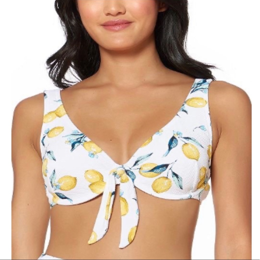 Jessica Simpson Lemon Bikini Top NWT